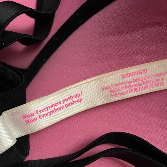Victoria’s Secret Pink Wear Everywhere Push-up Bra 32DDD - Picture 4 of 4
